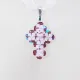 Small Cross - Tullia-Violet Organza - 2